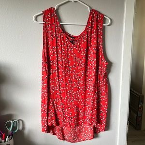 Tank floral blouse